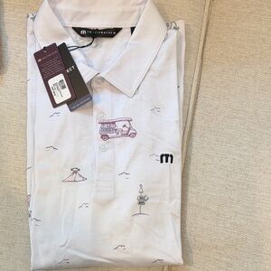 Travis Mathew White Polo